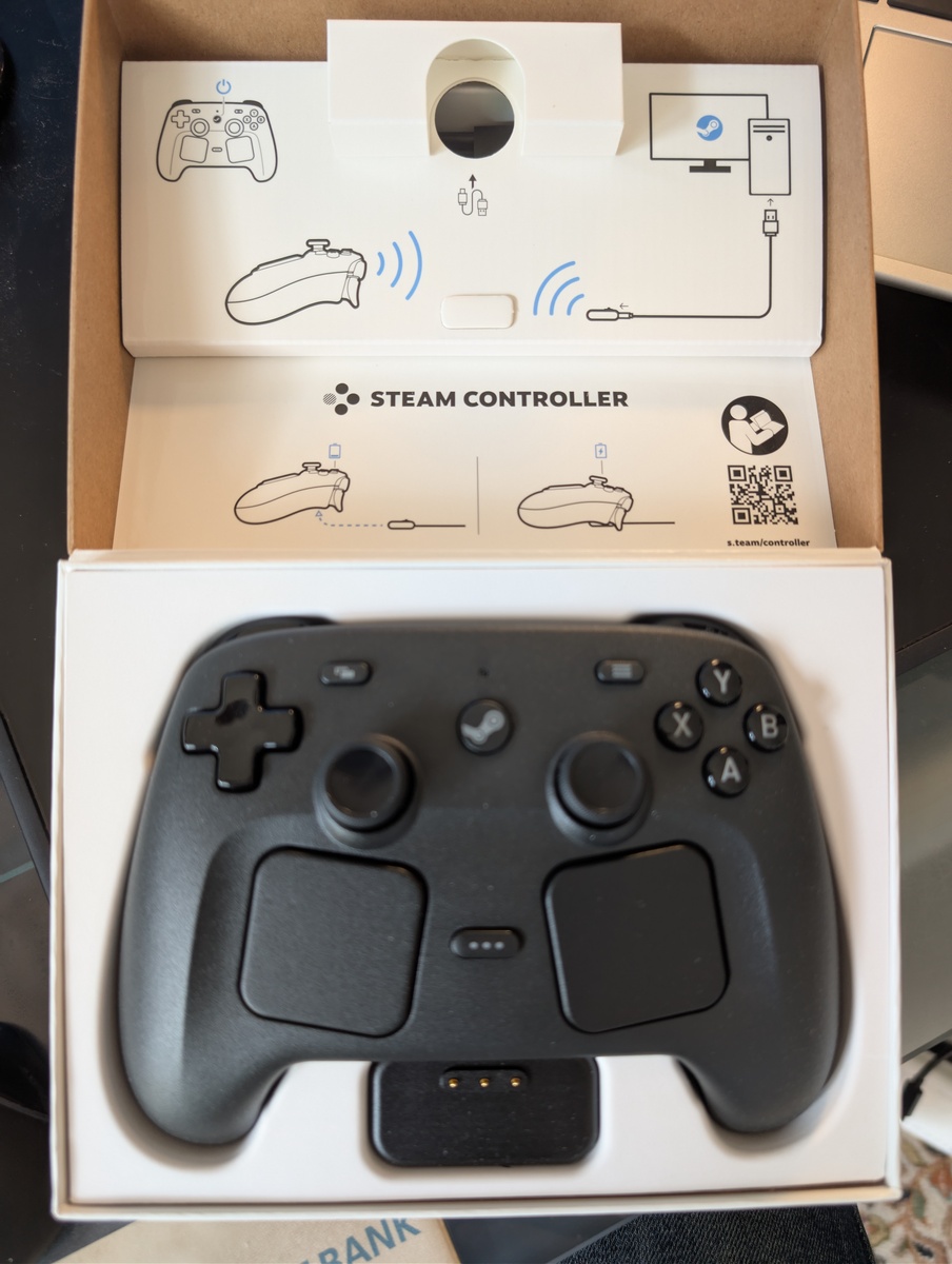 Valve Steam Controller open box
