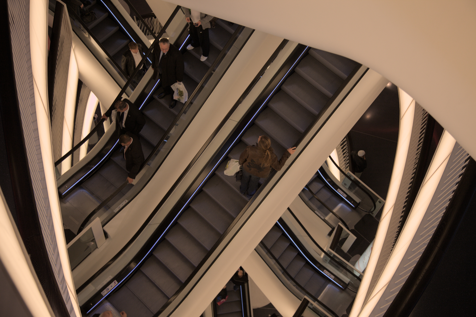 Picture of escalators