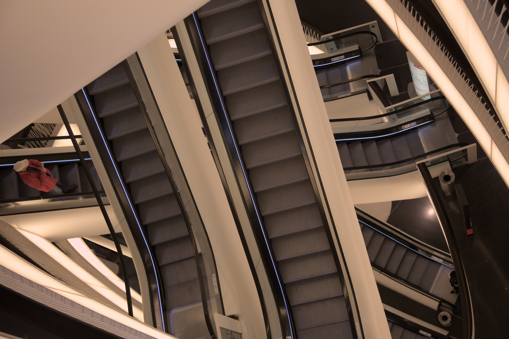 Picture of escalators