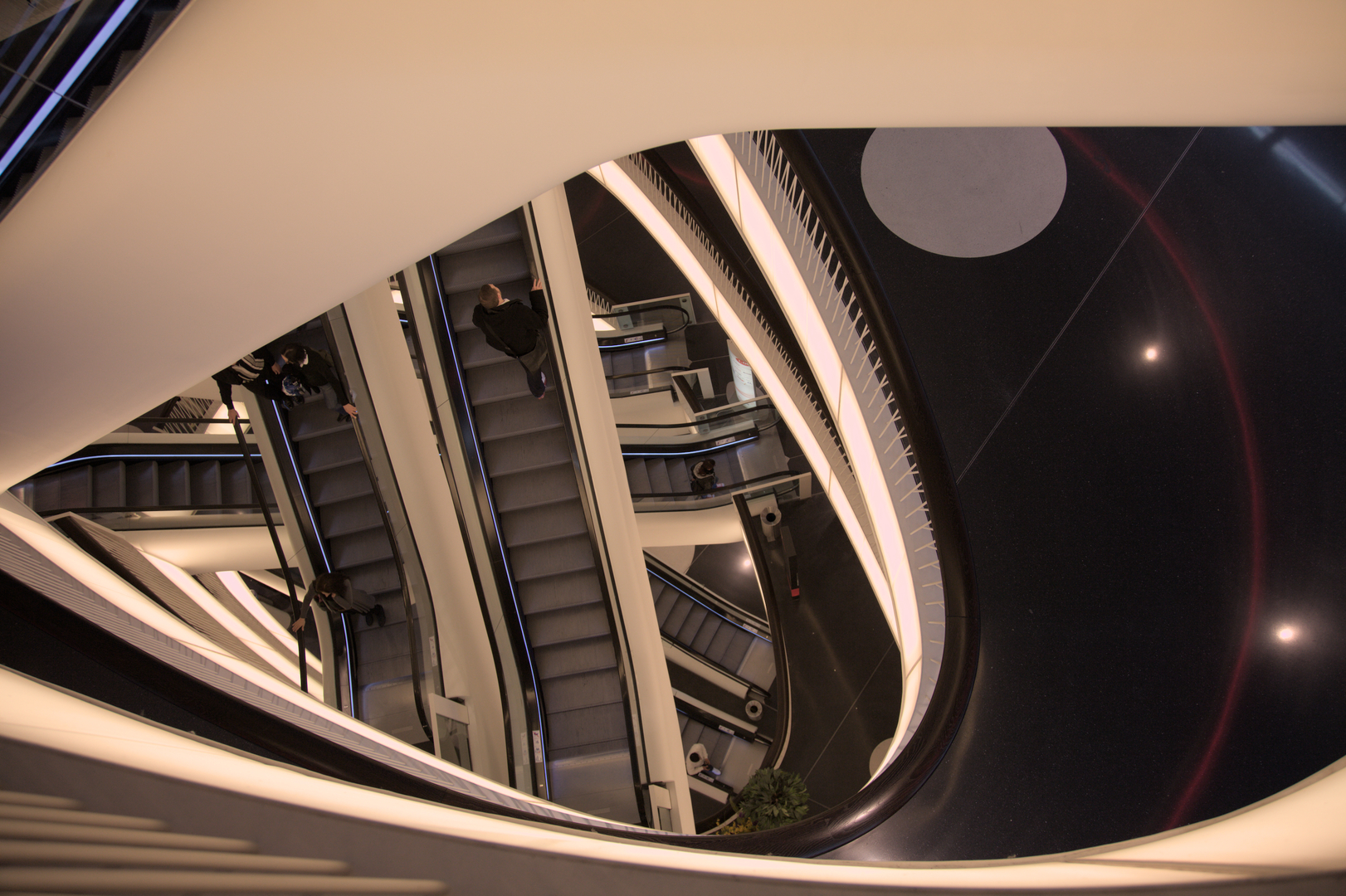 Picture of escalators