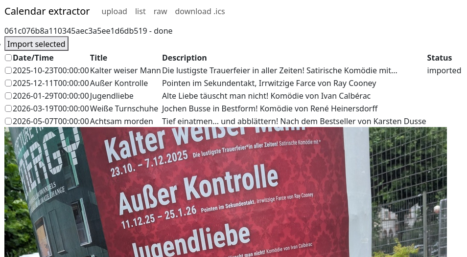 Event after import marked as "imported"